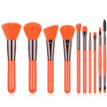 10 fluoreszierende Farb -Make -up -Rouge Pinsel Pulver Lidschatten Lip Wimpernpinsel Set Set